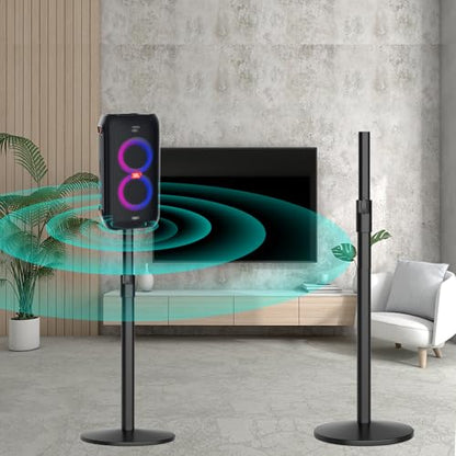 Speaker Stand for JBL Partybox 110/100/120, Adjustable Height | All-Metal Heavy Base, Holds 44 lbs, Sturdy Floor Stand for JBL Partybox 100/110/120,Household, party, performance