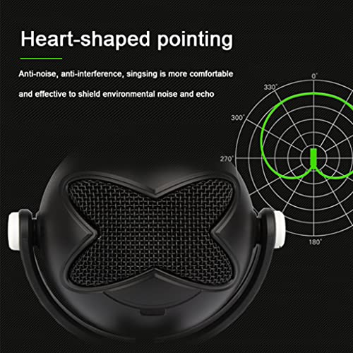 Chatting Microphone Headphone USB Port Streaming Mic Game Vocal Record Application Mic Used as Speaker Player Recorder