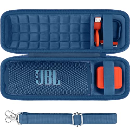 co2CREA Hard Travel Case for JBL Flip 7/6/5/4 Speaker, Light Blue - color: Light Blue Case
