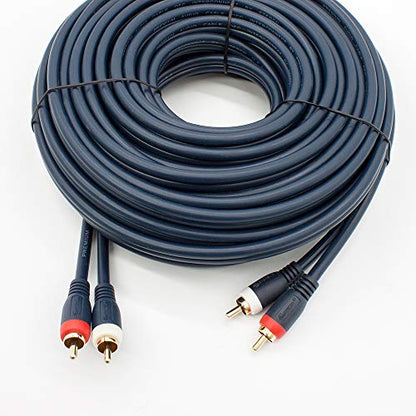 STEREN 25' Python Dual-Audio Cable - color: 2-Male to 2-Male, size: 25 Feet