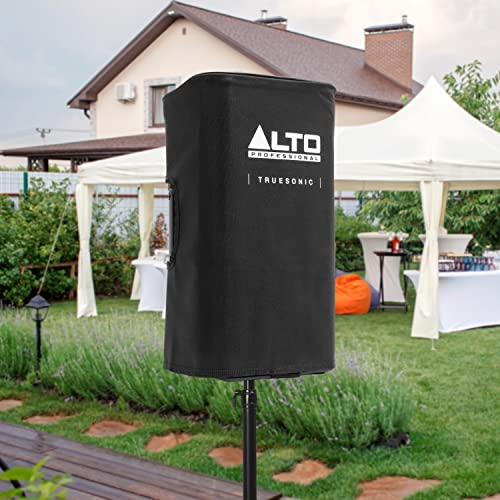 ALTO Durable Slip-On Cover for TS412 PA Speaker | Protective Rugged Cover, Nylon Lining Construction, Easy Handle and Pole Mount Openinings - style: TS412 Cover