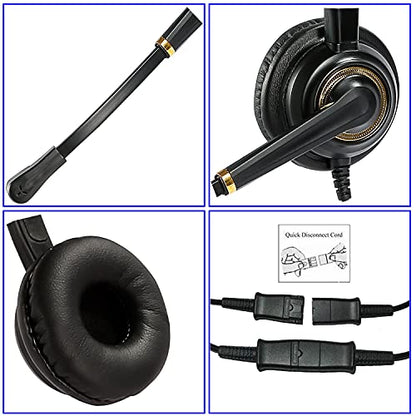 Cisco Phone Headset Corded RJ9 Telephone Headset with Noise Cancelling Mic Compatible with Cisco CP-7821 7841 7942G 7931G 7940 7941G 7945G 7960 7961G 7962G 7965G 7975G 8841 8861 9951 9971 etc
