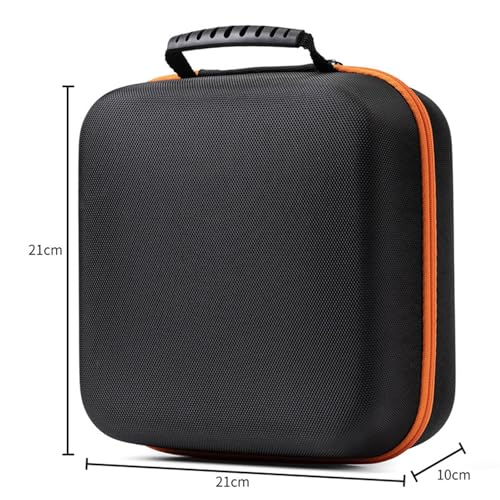 EVA Hard Shell Headphone Case for Over-Ear Headphones, 8.27 x 8.27 x 3.94 in Travel Storage Bag, Black