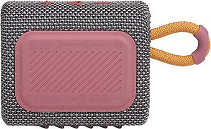 JBL Go 3 - Portable Bluetooth Speaker, Built-in Battery, Waterproof and Dustproof, Bonus Keychain LED Included - Gray - color: Gray