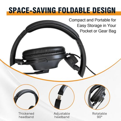 Renastar Overhead Earpiece with Boom Mic K1 Plug Two Way Radio Headset for Kenwood 2Pin Baofeng UV-5R UV-82 UV-82HP BF-888S BF-F8HP AR-152 AR-5 Arcshell Retevis RT17 RT18 RT19 RT21 RT22 RT27 RT68 RB26