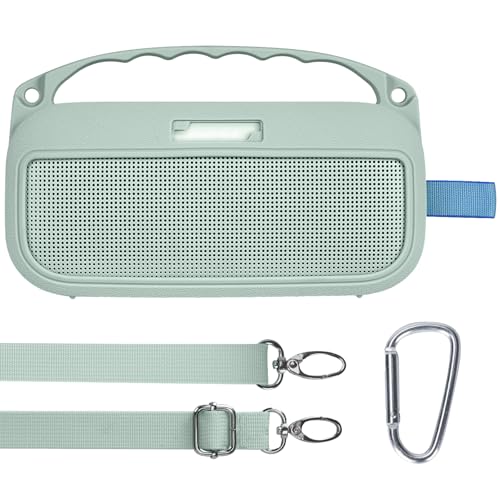 Lebakort 2nd Gen Silicone Cover Compatible with Bose SoundLink Flex 2nd Gen/Bose SoundLink Flex Portable Speaker (Alpine Sage Cover) - color: Alpine Sage Cover