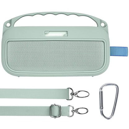 Lebakort 2nd Gen Silicone Cover Compatible with Bose SoundLink Flex 2nd Gen/Bose SoundLink Flex Portable Speaker (Alpine Sage Cover) - color: Alpine Sage Cover