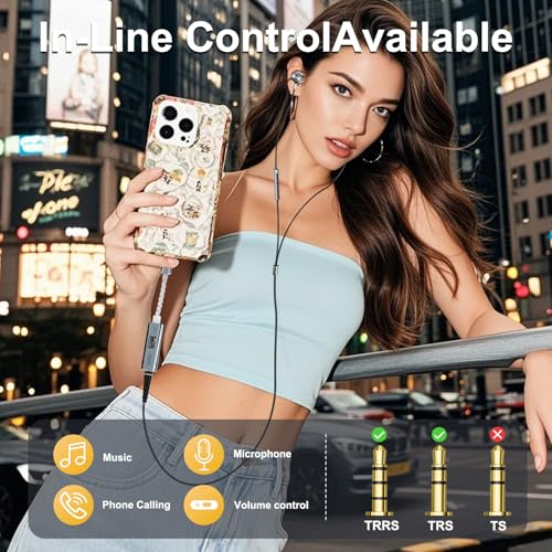 Vcddom USB C to 3.5mm Audio Adapter with Dual Chip CX31993 MAX97220 DAC & HiFi Headphone Amplifier, Type C to Amp Headphones Aux with USB-A Adapter for iPhone 17/16, Android, PC, Mac, iPad, PS5