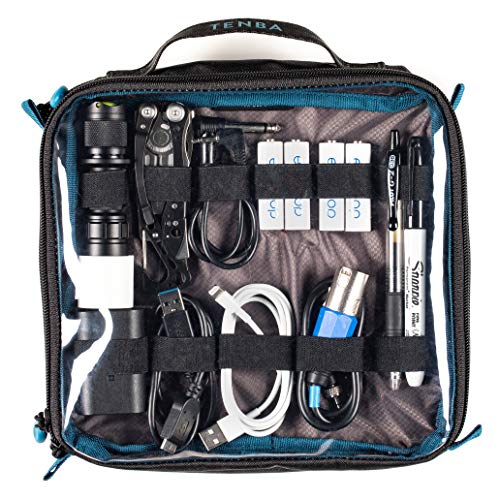 Tenba Tools Cable Duo 8 - Cable Pouch – Black (636-645) - color: Black, size: Cable Duo 8