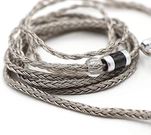 Linsoul Tripowin Zonie 16 Core Silver Plated IEM Cable, SPC Earphone Cable, for BL03 TRN V90 V80 AS10 ZS10 ZS6 ES4 ZST ZSR IEMs