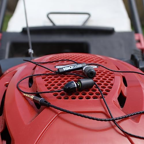 ISOtunes Wired Hearing Protection Headphones, OSHA Compliant Work Earbuds | Noise-cancelling mic, IPX5 water resistance, braided wire, noise-isolating fit, recently improved durable design