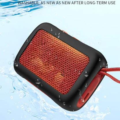 for JBL Go 5 Waterproof Bluetooth Speaker Silicone Cover Case, Silicone Case Compatible with JBL GO 5 Bluetooth Speaker Shockproof Protective Cover，Portable Silicone Travel Case, Protective Skin Case - color: pink