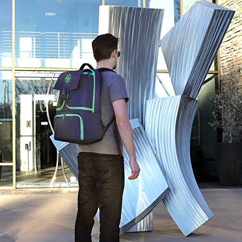 ENHANCE Console Gaming Backpack Compatible with Xbox Series X , Series S - Series X Carrying Case with Compartments for Controllers, Games & Accessories - Headset Storage , Zippered Pockets