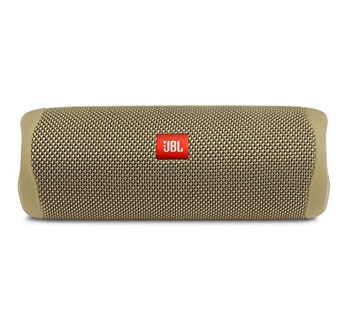 JBL FLIP 5, Waterproof Portable Bluetooth Speaker, Sand | Sounds better than ever, Bring the party anywhere, Make a splash with IPX7 waterproof design, A rainbow of colours - color: Sand