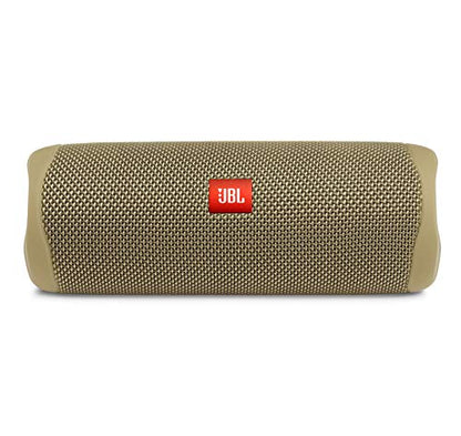 JBL FLIP 5, Waterproof Portable Bluetooth Speaker, Sand | Sounds better than ever, Bring the party anywhere, Make a splash with IPX7 waterproof design, A rainbow of colours - color: Sand