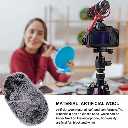 Toyvian 2pcs Mic Windproof Shield Gaming Microphone Wind Muff Replacement Cover for Camera Mic