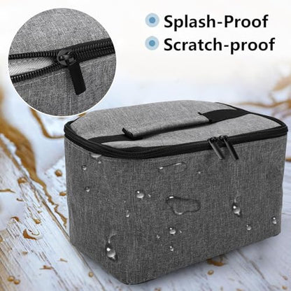 Hand Mixer Travel Storage Case Bag Aluminum Foil Lining Oxford Fabric Compatible with KHM512 KHM6118 KHM7210 KHM926CA Portable Organizer for Fitness Enthusiasts