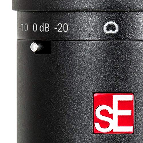 sE Electronics SE2200 Large-Diaphragm Condenser Microphone Bundle with Shockmount, Pop Screen Filter and 2 10ft XLR Cables