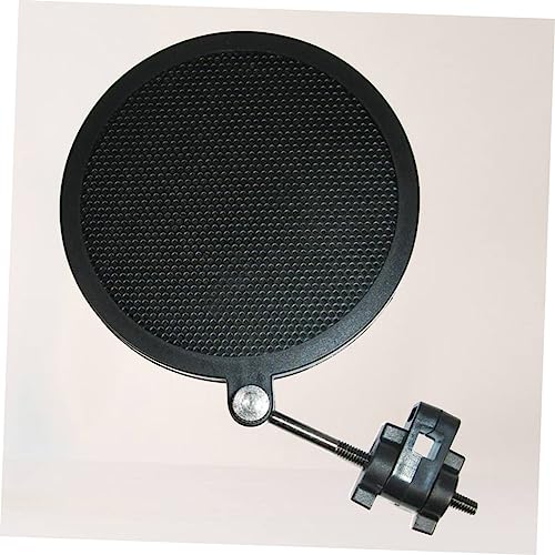 Microphone Mic Filter Double Layer Iron Mesh Wind Screen Black
