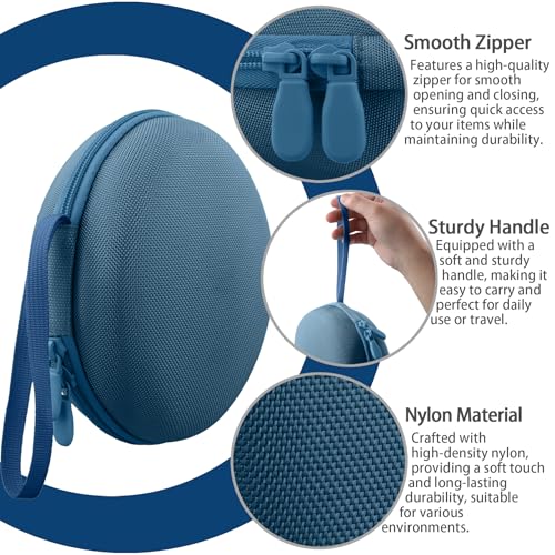 for Beats Studio Pro/Studio3/Solo4/Solo3 Headphones Hard Case, Blue - color: Blue Case