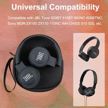 On-Ear Headphones Storage Bag, Lightweight Neoprene Headphone Case