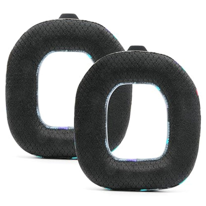 WC Freeze A40 - Hybrid Fabric Cooling Gel Earpads for Astro A40 TR | Made by Wicked Cushions | Improved Durability, Thickness & Sound Isolation | 90s Black - color: 90s Black