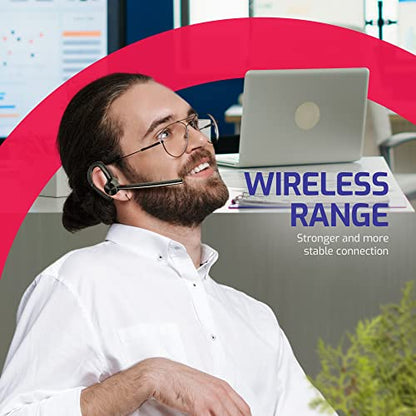 Yealink BH71 Teams Certified Wireless Headset Only 1208651 - Deskphone, PC,Mac, Video Calls, Mobile Phone Calls, Compatible with Zoom, RingCentral, Meet, Teams, Gold Support Plan Bundle - style: BH71 Bluetooth headset