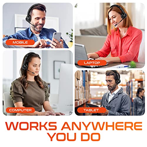 Delton 35X Bluetooth Computer Headset with Noise Cancelling Mic