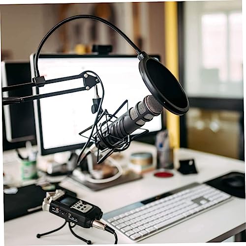 BESPORTBLE Double Layer Pop Filter Microphone Windscreen Shield Sponge Cover for Mic