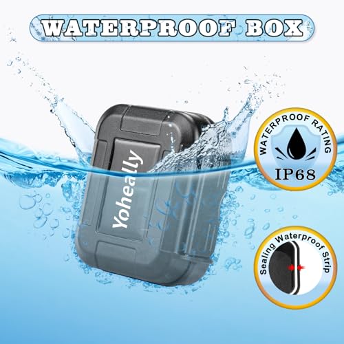 Set High Seal IPV8 Waterproof Hearing Aid Case with Extractable Sponge - color: Case