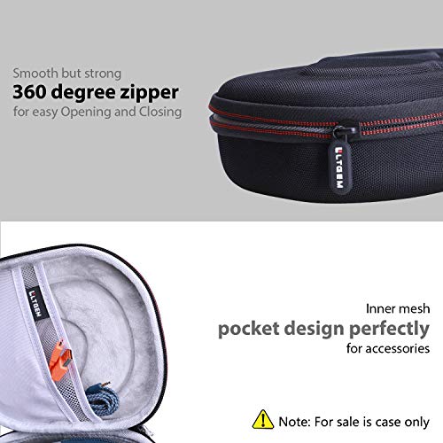 Case for JBL Tune 770NC/510BT/720BT/520BT/670NC/520C Headphones Gray | Hard Carrying Travel Case for JBL Live 770NC/670NC/680NC/780NC Headphones - color: 1.Black outside + Grey inside
