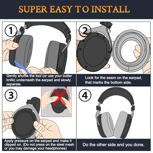 SOULWIT Earpads Cushions Replacement for Corsair HS75 XB HS70/Pro HS60/Pro HS50/Pro Gaming Headset/Headphones, Ear Pads with High-Density Noise Isolation Foam (HS60 CG Purple Black)