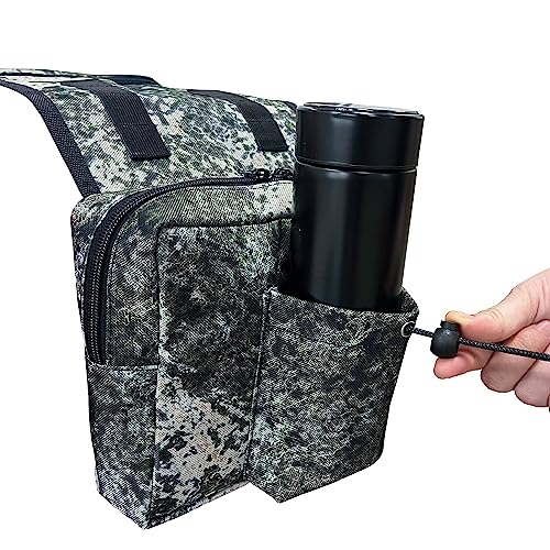 MYDAYS ATV Saddle Bag,Cargo Tank Phone Bag Storage Luggage for ATV UTV Snowmobile Motorcycle (Camo) - color: Camo