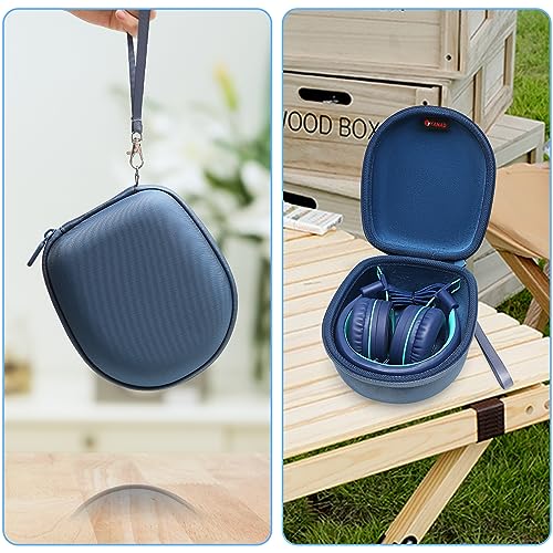 Kids Headphones Case for iClever/Noot/Acer Etc Kid Headphone,Blue,Case Only - color: Blue