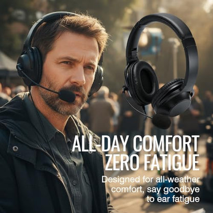 CP200 CP200D Noise Cancelling Radio Overhead Headset with Boom Mic Walkie Talkie Headphone VOX PTT Earpiece for CP100D CP185 CLS1110 CLS1410 RDM2070D RMM2050 RDV5100 RDU4160D BPR40