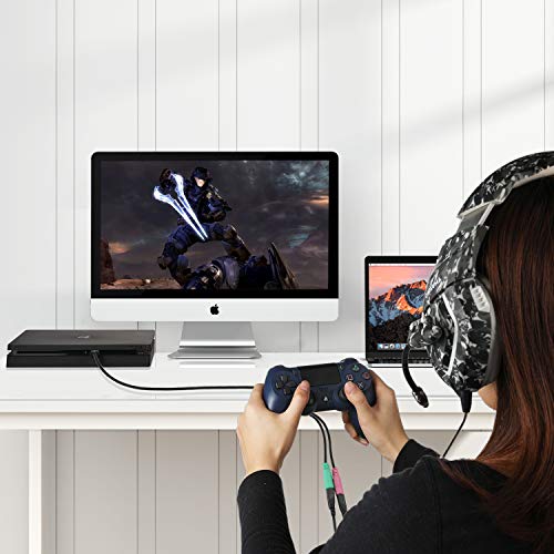 Long USB Audio Adapter with 3.5mm Jack External USB Sound Adapter - 1.2M - size: 47 inch / 120 cm
