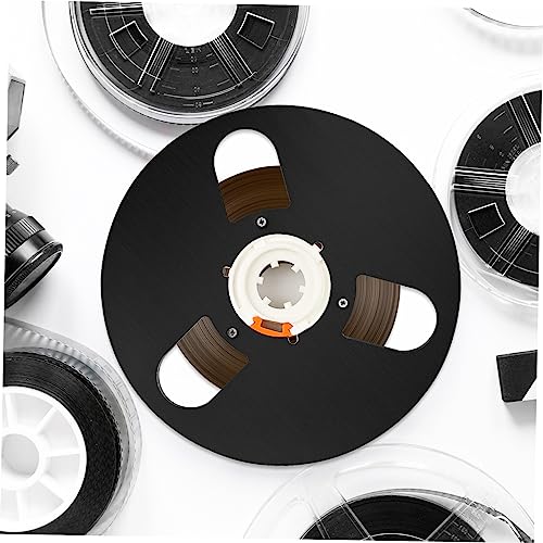 LALAFINA 3Holes Aluminum Alloy Empty Tape Reel Take Up Reel for Recording Low Noise High Output Replacement for to Tape Players and Recorders