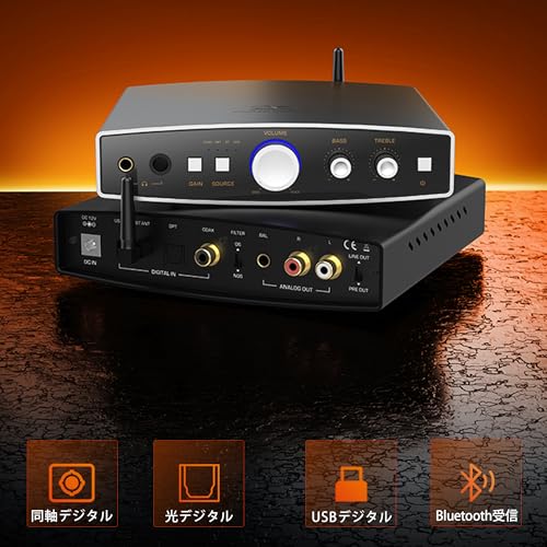 Shanling EH2 24 bit R2R DAC Bluetooth 5.2 LDAC Headphone Amplifier (Black) - color: Black, style: 24 bit R2R + Bluetooth 5.2 LDAC