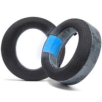 WC Freeze Pulse 3D - Cooling Gel Earpads for Sony PS5 Pulse 3D | Made by Wicked Cushions | Thicker Cushion & Wider Opening | Black Camo - color: Black Camo