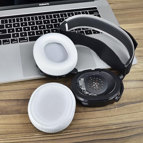 Defean Earpads for SteelSeries Arctis 7/9 (Not Fit Nova)-White - color: Grey
