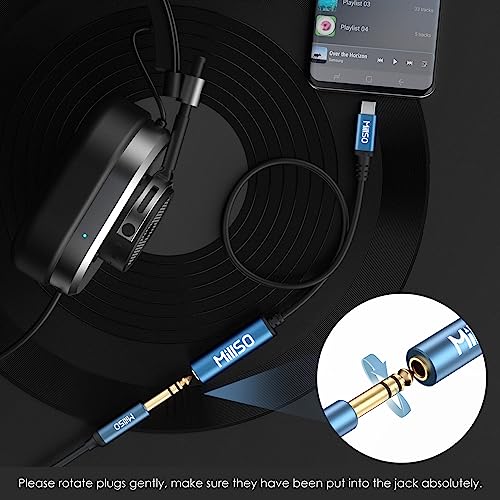 USB Type C to 1/4 Headphone Adapter 6.35mm Female to USB C Adapter | Stereo TRS 1/4 Female to USB C Aux Audio Jack Adapter for Amplifier, Mixer, Home Theater, Phone, Laptop, 6.35mm Headphone - style: USB-C Male to 1/4 Female
