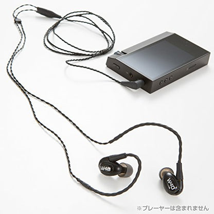 Westone W40 Four-Driver True-Fit Earphones with MMCX Audio Cable and 3 Button MFi Cable with Microphone