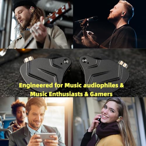 KZ ZSN PRO X in Ear Monitor Headphones Gaming Earbuds, High Fidelity Wired Earbuds, Hybrid Dual Driver IEMS Earphones with 1BA 1DD Detachable Tangle-Free Cable for Computer Tablet (Gold, Without Mic) - color: Gold, style: without mic