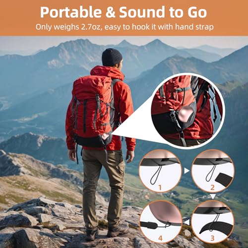 2Pack Portable Mini Speaker, Bluetooth Tiny Speaker,Wireless Micro Speaker for Phone/PC/Tablet, Rechargeable Battery, Built-in Microphone, Pink - color: Pink