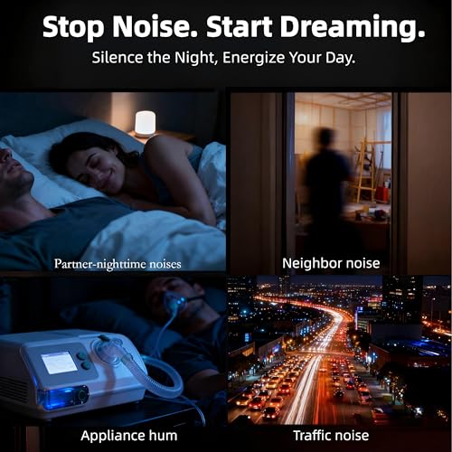 Kinglucky Sleep Earbuds for Side Sleepers,Invisible Earbuds,Sleeping Headphones Wireless Ear Buds in Ear Earphone Noise Cancelling Mini Small Ears Canal Earphones for Exercise Working Hiking