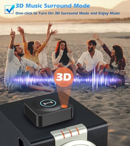 Bluetooth Receiver for Home Stereo, AUX RCA to Bluetooth Adapter | NFC Bluetooth Audio Receiver for Old Speakers Music Streaming Sound System, KAIY Convert Wired Speakers to Wireless