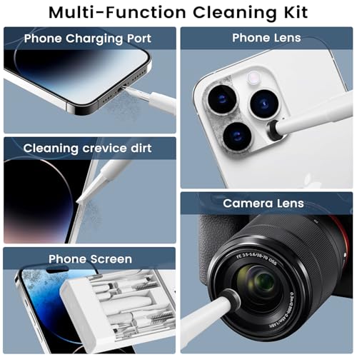Keyboard Cleaning Kit, pc Cleaning kit with Keyboard Cleaner | Laptop Cleaner Kit, computer cleaning kit, 22-in-1 Computer Screen Cleaning keyboard Brush for Keyboard, MacBook, LaptopV