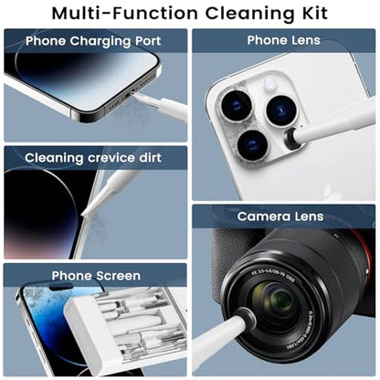 Keyboard Cleaning Kit, pc Cleaning kit with Keyboard Cleaner | Laptop Cleaner Kit, computer cleaning kit, 22-in-1 Computer Screen Cleaning keyboard Brush for Keyboard, MacBook, LaptopV