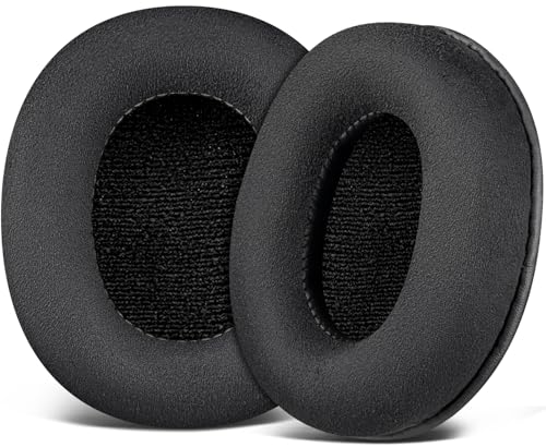 SOULWIT Suede Earpads for Sony MDR-7506/MDR-V6/MDR-V7/MDR-CD900ST - Black