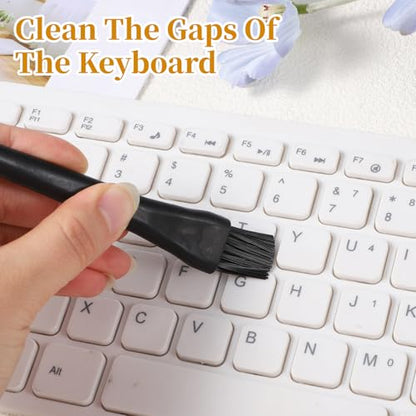 Keyboard Brush Anti Static Brush 6PCS Mini Keyboard Cleaning Brushes Kit Electronic Dust Cleaning Brushes for Computer Motherboard Camera Small Space Remover for Mechanical Keyboards